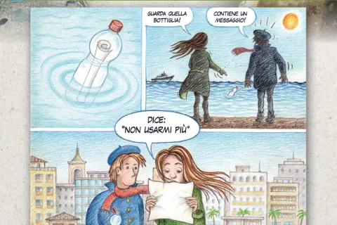Alleanza di Città e Paesi d’Italia intorno al Mare contro la plastica monouso - manifesto