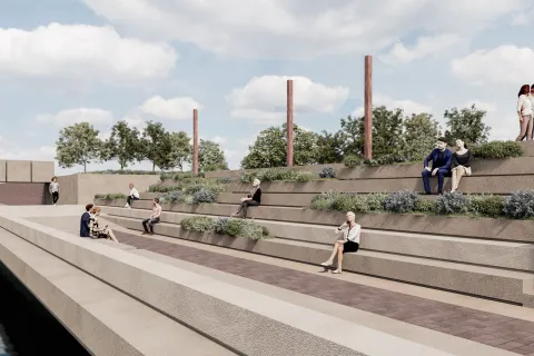 Rimini, Boulevard Blu urbano