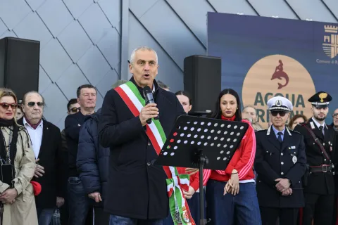 Inaugurazione ACQUARIMINI nuova piscina comunale a Viserba