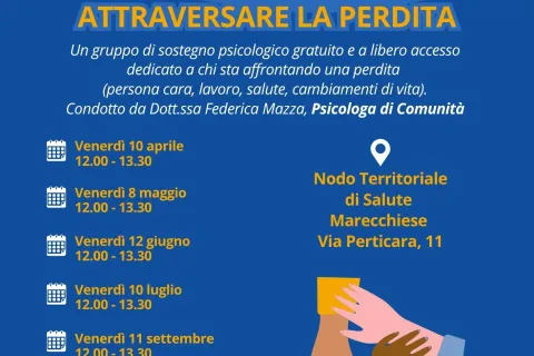 Gruppo di Sostegno per lutto ed eventi di perdita