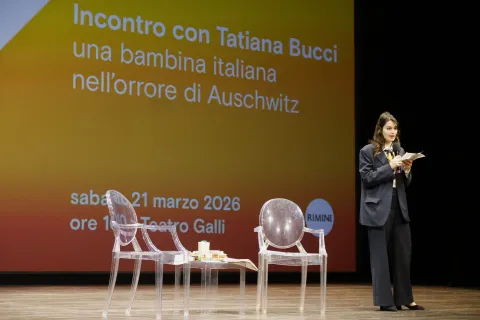 Rimini Teatro Galli - incontro con Tatiana Bucci 21-03-2026