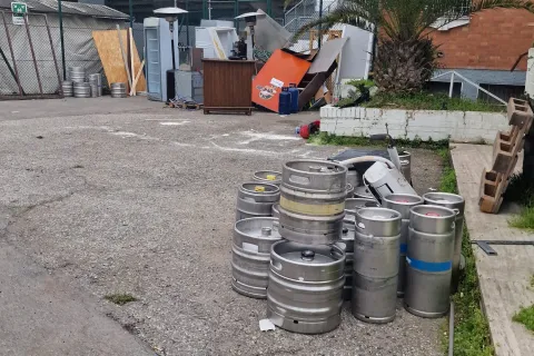 area esterna  stadio baseball