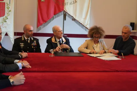 firma convenzione XXVI Raduno Nazionale ANC