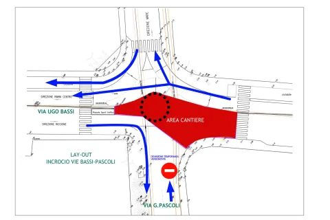 planimetria direzioni cantiere pascoli ugo bassi