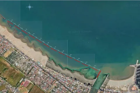 Riqualificazione della spiaggia della costa nord