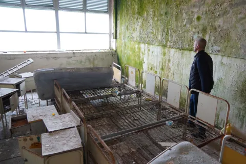 Prime operazioni all’Ex Colonia Enel: iniziato l’allestimento del cantiere