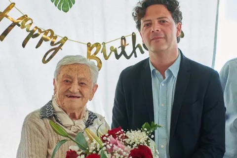 100 anni di nonna Albertina
