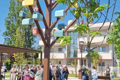 Inaugurazione Giardino di via Armellini-Tommaseo