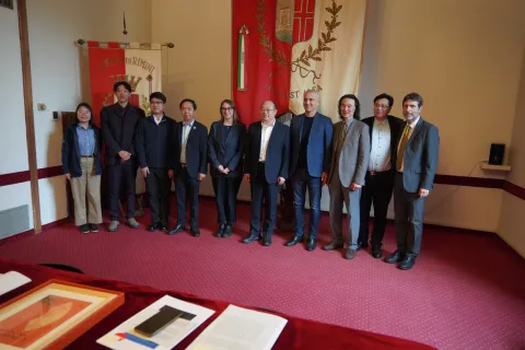 Delegazione Yangzhou in visita il 14 aprile 2026