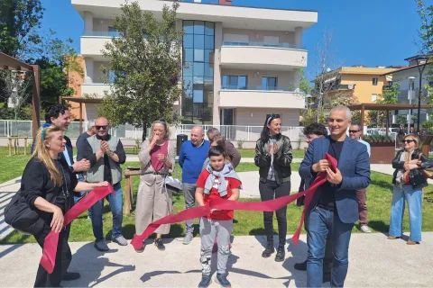 Inaugurazione Giardino di via Armellini-Tommaseo