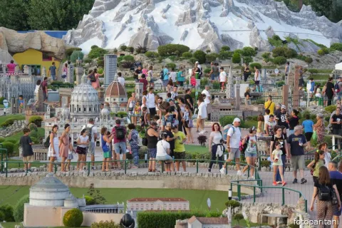 Turisti a Rimini nel weekend di Pasqua