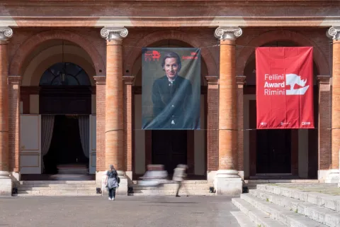 Allestimento del Teatro Galli