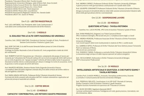 LOCANDINA CONVEGNO 70 ANNI CORTE COSTITUZIONALE RIMINI