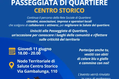 Locandina Passeggiata  centro storico