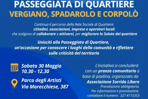 Locandina Passeggiata Vergiano Corpolò Spadarolo