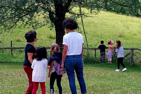 Immagine di archivio del campeggio a Badia Tedalda