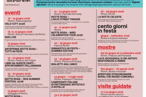 cose da fare programma 06/2026