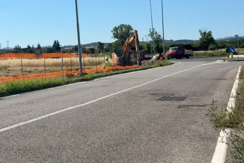 Cantiere della circonvallazione di Santa Giustina - 2