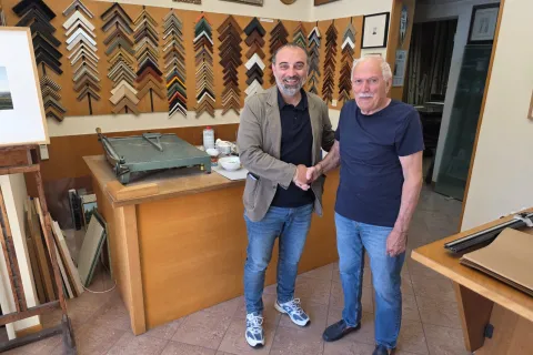 Juri Magrini e Ennio Ruggiero è la 109a bottega storica