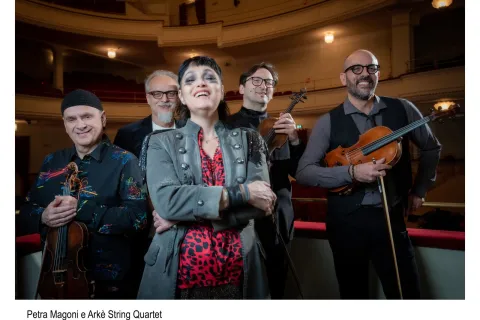Petra Magoni e Arké String Quartet ph Luca Bolognese