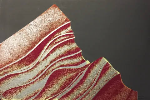 Litografia di Carlo Zauli esposta al Fellini Museum