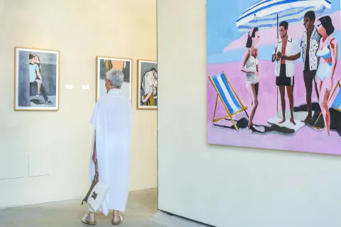 mostra luca giovagnoli summer dream palazzi dell'arte