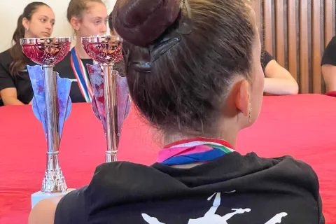 Ginnastica Iride con il Sindaco Jamil Sadegholvaad e l'Assessore allo Sport Michele Lari
