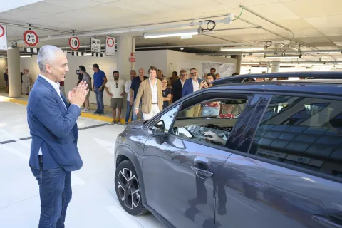 parcheggio interrato di piazza Marvelli