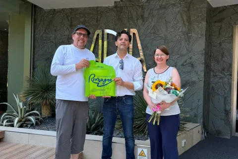 Thorsten Rheker ed Evelyn Kraut premiati per il loro affetto verso la Riviera