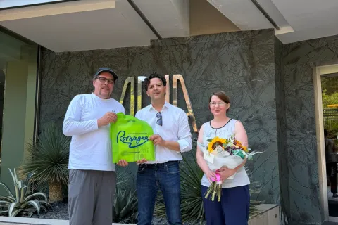 Thorsten Rheker ed Evelyn Kraut premiati per il loro affetto verso la Riviera