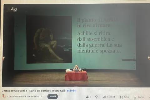 Omero sotto le stelle al Teatro Galli