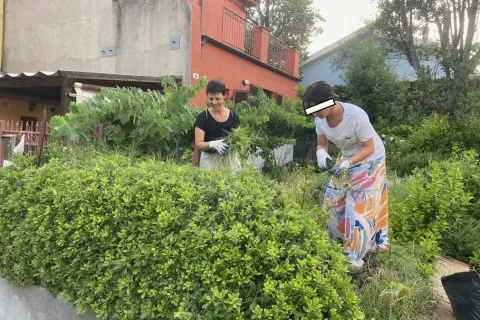 Lucia e mamma Cristina - gruppo Civivo Borgo San Giuliano