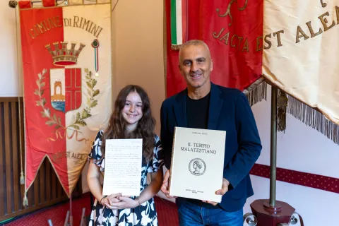 La lettera di Viola Gobbi, Sindaca dei ragazzi di Rimini, al Pontefice