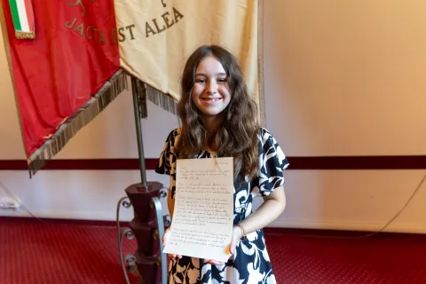 La lettera di Viola Gobbi, Sindaca dei ragazzi di Rimini, al Pontefice