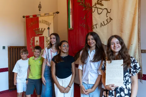 La lettera di Viola Gobbi, Sindaca dei ragazzi di Rimini, al Pontefice
