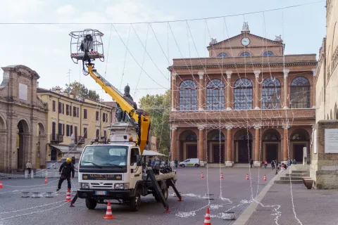 Installazione luci di Natale