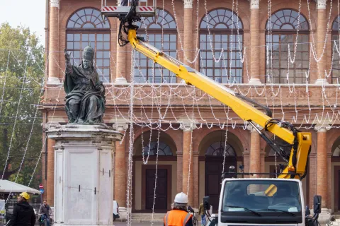 Installazione luci di Natale