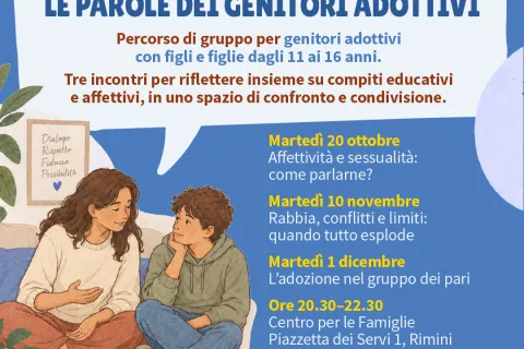 raccontarsi in famiglia-genitori adottivi con figli e figlie da 11 a 16 anni