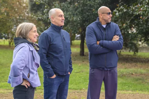inaugurato campo basket miramare