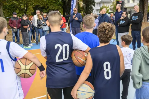 inaugurato campo basket miramare