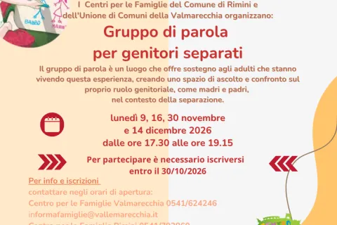 locandina gruppo di genitori separati