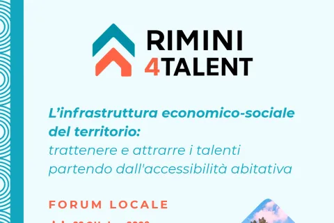 Locandina Forum 22 Ottobre Rimini4Talent