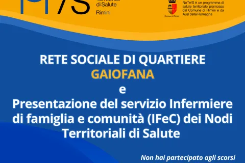 Rete sociale di quartiere Gaiofana