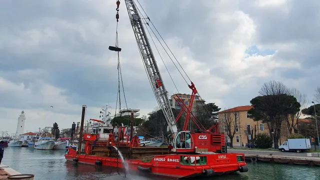 dragaggio del porto