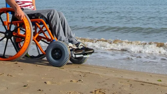 disabile in spiaggia