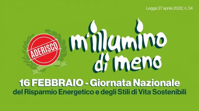 m'illumino di meno