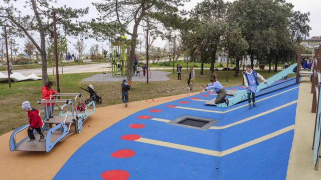 L'area giochi “La foresta del mare”