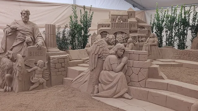 presepe di sabbia 