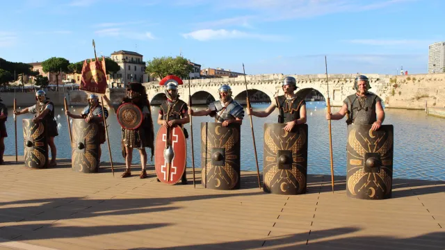 Legionari al Ponte di Tiberio