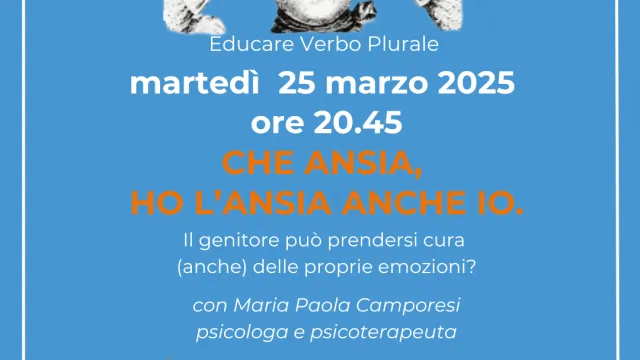 serata 25 marzo educare verbo plurale
